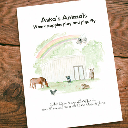 Aska's Animals: Where Puppies Play & Pigs Fly