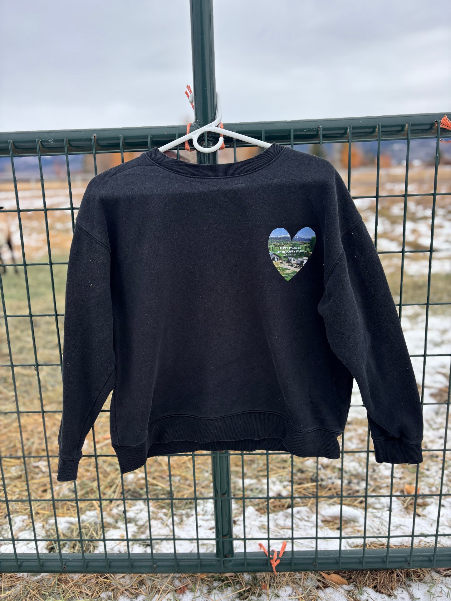 Aska's Animals Upcycled Crewneck - Unisex M/L